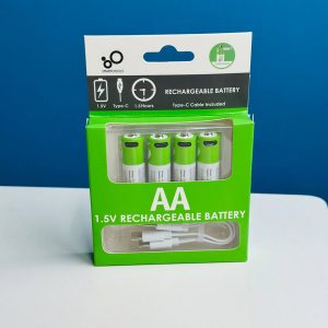 SmarToools-RB40-AA-1.5V-2600mWh-Rechargeable-Battery-4Pcs-Set