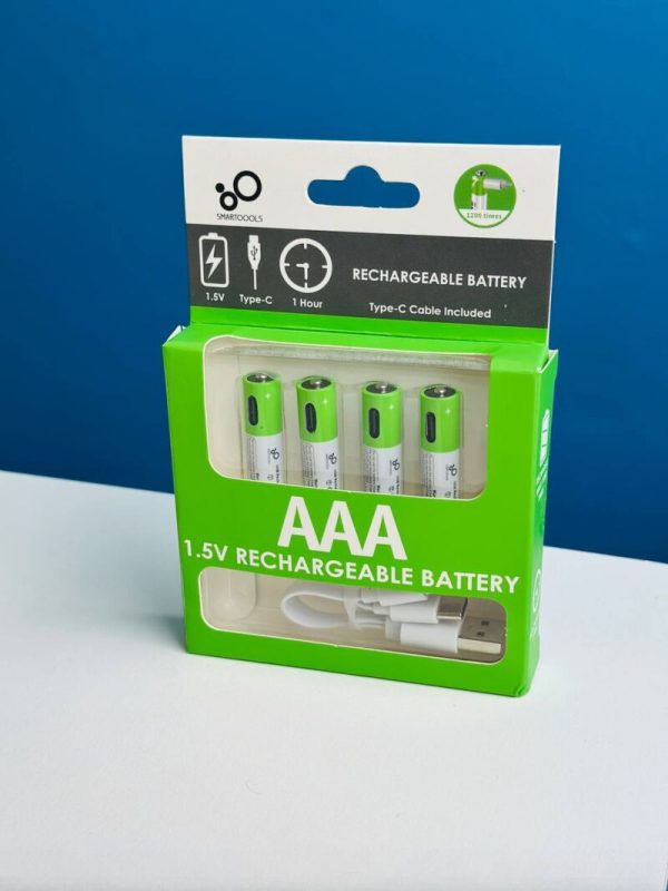 SmarToools-RB40-AAA1.5V-2600mWh-Rechargeable-Battery-4Pcs-Set-Gadget-Fantasy